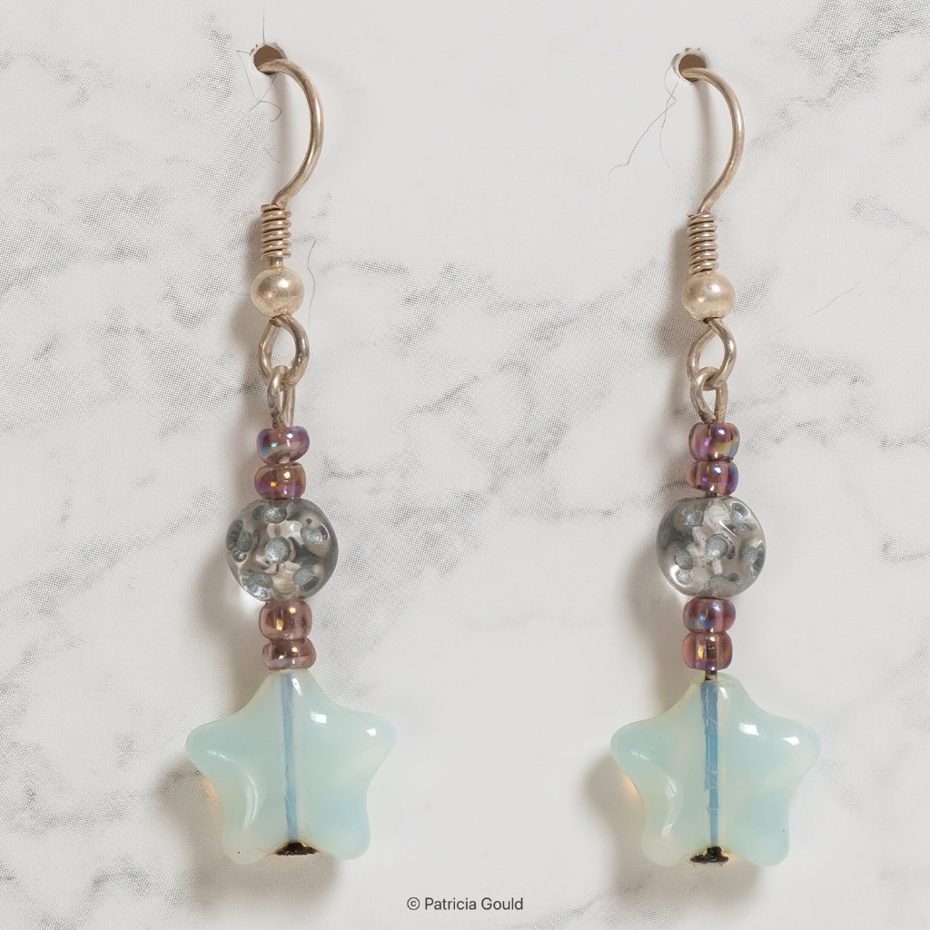 New - Ea30 - Handmade Earrings - Czech Glass Beads, One Of A Kind